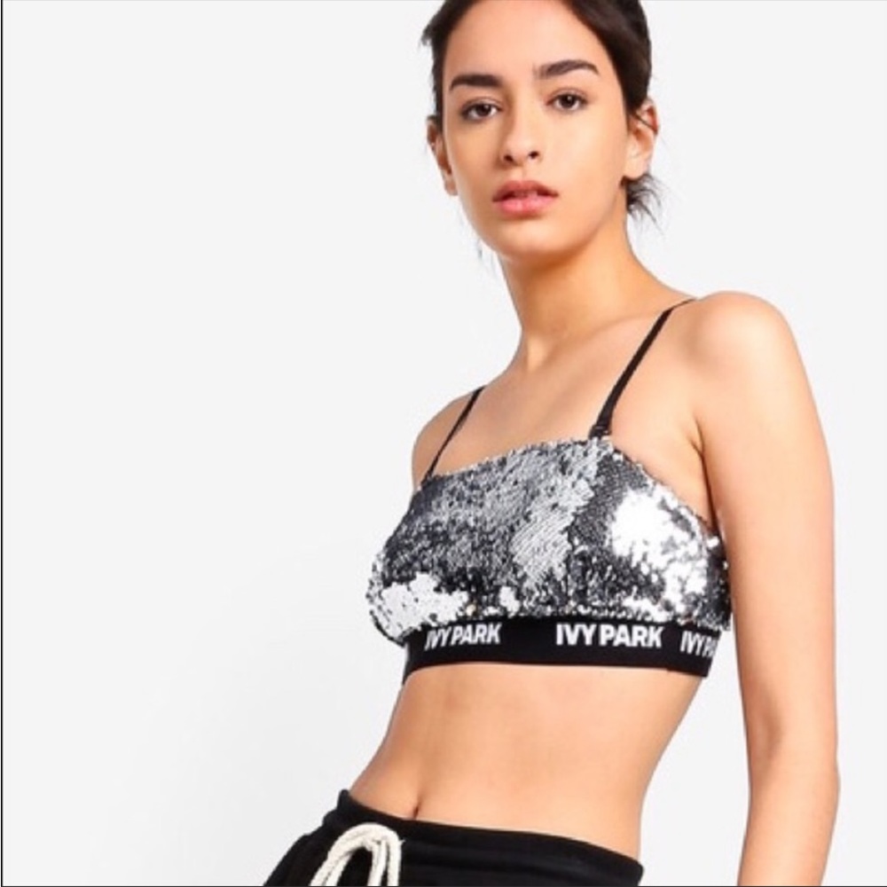 Ivy Park Sequins Convertible Bralette